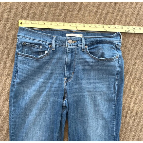 Levis Classic Bootcut Jeans Womens 12 (32x31) Mid Rise Stretch Y2K Denim - Picture 4 of 7